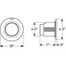 Кнопка смыва GEBERIT TYPE 116.040.46.1 для унитаза